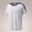 Purple, variant on Men's Spliced Ice Silk Performance Training Tee (M-4XL), Short Sleeve Casual Round Neck Athletic Top Gray Size M