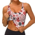 thumbnail image 3 of KLL Cute ladybugs red for Workout Tank Tops for Women,U Back Fitness Top Built in Shelf Bras Padded Fit for Yoga Gym-, 3 of 8
