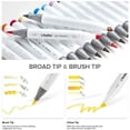 thumbnail image 2 of Set de rotuladores de alcohol Ohuhu Honolulu Skin Tone, 36 colores, 2 of 9