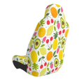 thumbnail image 2 of Wukai Avocado And Pineapple Full Set Car Seat Covers with Soft Padding Universal Auto Front Seats Protector and Cushion Mat, 2 of 5