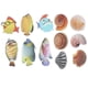 thumbnail image 1 of 1 Set 12 Pcs Bathtub Stickers Colorful PVC Waterproof Adhesive Stickers, 1 of 3