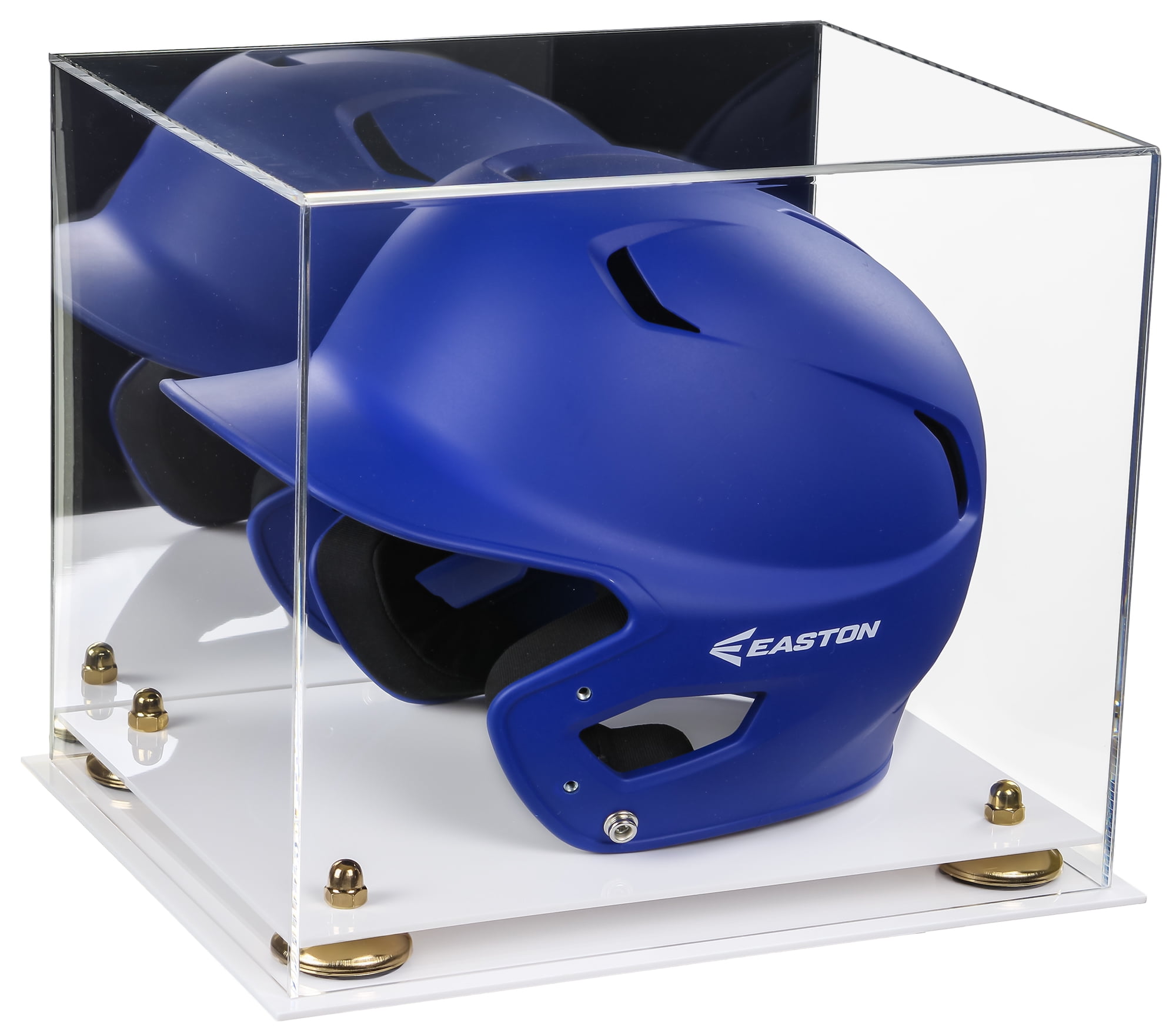 gold baseball helmet