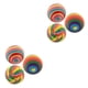 thumbnail image 3 of Bewildely Paquete de 3 Juego de juguetes de pelota hinchable de PVC de 3 pulgadas para niños Bebés iris 2piezas Arcoíris, 3 of 6