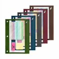 thumbnail image 1 of Mr. Pen- Pencil Pouch, 5 Pack, Vintage Colors Pencil Pouches With Clear Window On Both Sides, Pencil Bags With Zipper Pencil Pouch For 3 Ring Binder Pencil Pouch, Pencil Case For Binder Pouch, 1 of 4