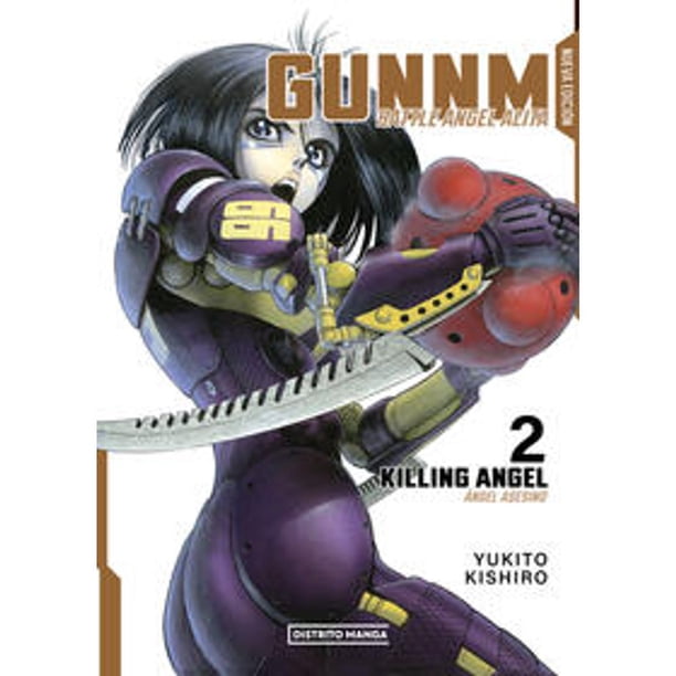 Libro Gunnm: Battle Angel Alita 2 Tapa Blanda, Autor Yukito Kishiro, Editorial Distrito Manga