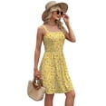 thumbnail image 4 of Vestido de verano WIHOLL 2025 con estampado floral para mujer talla M, 4 of 4