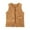 Coffee, variant on TAGOLD Kids Outerwear Jackets Coats Suede Western Style Solid Short Sleeveless Hatless Jacket for 3-12 Years Old Boys Girls