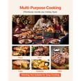 thumbnail image 6 of KFFKFF 18QT Electric Roaster Oven with Adjustable Temperature, Self-Basting Lid, Removable Pan and Rack, Defrost & Warm Functions, Ideal for Cooking Turkey and More at Home, 6 of 9