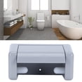 thumbnail image 4 of Roll Holder, Wall-mounted Toilet Paper Holder Convenient Firm And Convenient With Humanized Design For Bathroom Gray, 4 of 8
