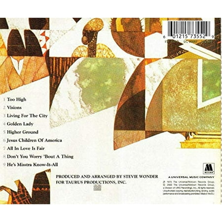 Stevie Wonder - Innervisions - Music & Performance - CD