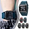 thumbnail image 2 of New Square Large Screen Outdoor Military Watch Sports Watch Electronic Q5H1, 2 of 7