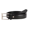 thumbnail image 4 of 45-46  Affilare Men's Genuine Italian Leather Dress Belt  35mm Black 12EX35BK, 4 of 5