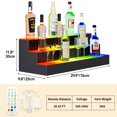 thumbnail image 4 of Uforic 3 Tier 30-inch Lighted Bar Shelves with RF Remote & App Control for Living Room, 4 of 6