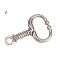 thumbnail image 2 of Flmtop Anneau de Traction en Métal Design Boule Ressort Anneau de Nez Robuste pour Bétail Animal, 2 of 9