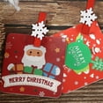 thumbnail image 3 of Wood Clips Christmas Series Spring Clamps Cartoon Cartoon Printed Spring Clamps Printed Decorative Wood Clips, Red Clip and White Flower, 3 of 7