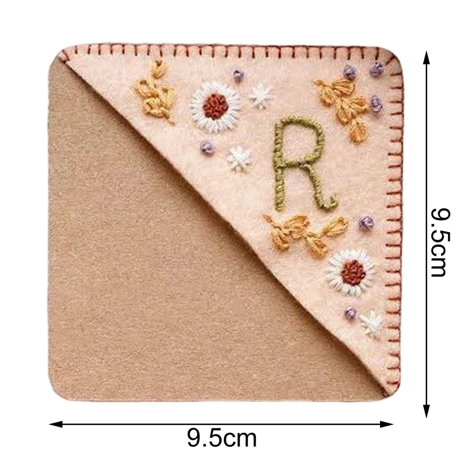 5 Little Monsters: Embroidered Felt Corner Bookmark