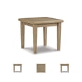 thumbnail image 6 of Bowery Hill Square Contemporary Wood Patio End Table in Brown, 6 of 7