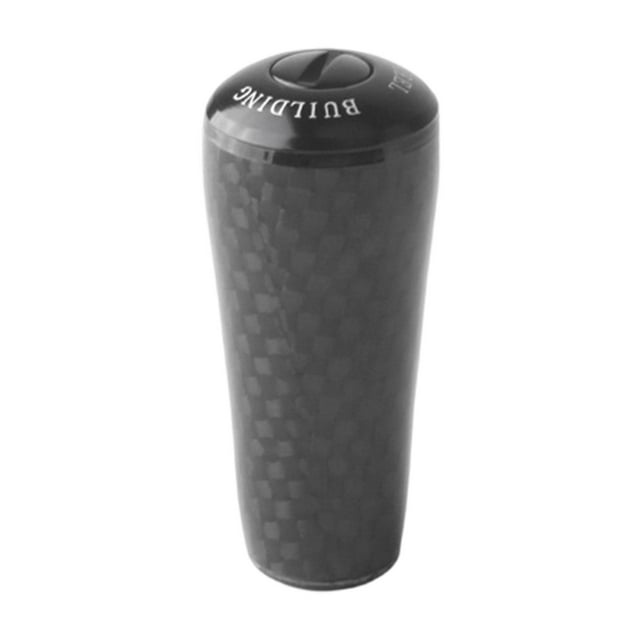 Perilla de agarre para carrete de pesca, ligera, de aleación de aluminio, para reparación de carretes de pesca DIY negro