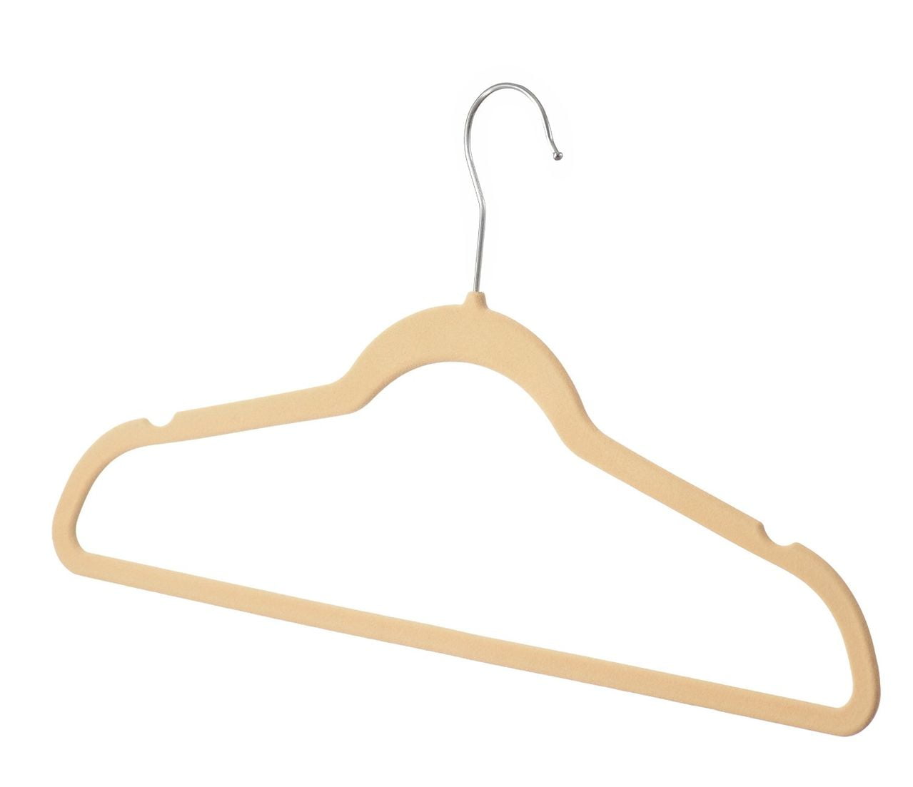 Home-it 12 PACK baby hangers with clips IVORY baby Clothes Hangers Vel –  homeitusa