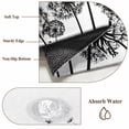 thumbnail image 6 of Rectangle Area Rugs 5 x 7 Ft, Dandelion Non-Slip Residential Carpet, Black White Modern Country Rustic Plants Indoor Crawling Mats Runner Rugs for Living Room/Dining Room/Bedroom, 6 of 8