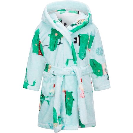 

Girls Boys Robe Cotton Towel Animal Unicorn Hooded Bathrobe