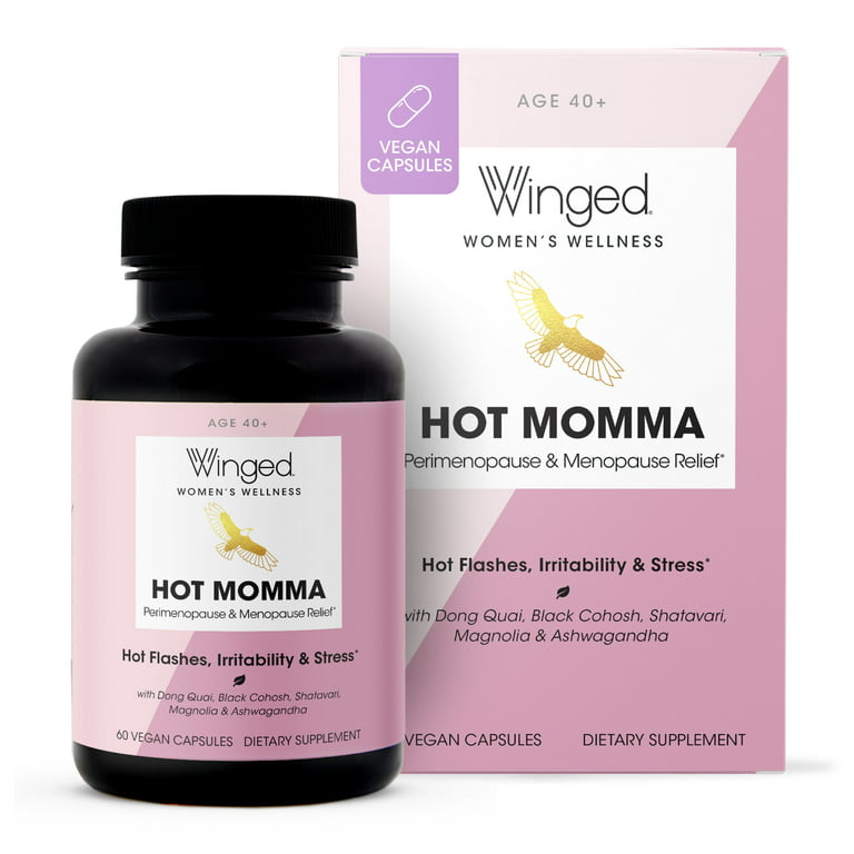 Winged Wellness Hot Momma Menopause Support Vegan Capsules