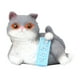 thumbnail image 1 of Mini figuras de simulación de gato de dibujos animados, modelo animal, regalo para decoración de pasteles, adornos para coche, 1 of 12
