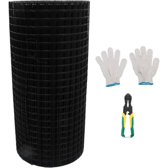 OTTULUR 24"x100' 16 Gauge Hardware Galvanized Welded Wire Mesh Chicken Poultry Fence