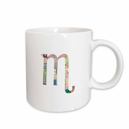 

3dRose Scorpio colorful girly symbol - pastel scorpion horoscope zodiac sign Ceramic Mug 11-ounce