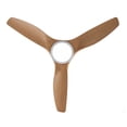 thumbnail image 3 of 52 inch 3-Blade ABS Ceiling Fan with Light & Remote, Ideal for Living Room,Natural Color, 3 of 10