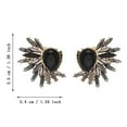 ANGREANE Vintage Rhinestone Statement Earrings for Women Girls Retro