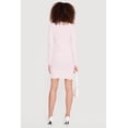 thumbnail image 3 of Women's Striped Long Sleeve Ribbed Knit Mini Dress, 3 of 3