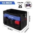 thumbnail image 2 of Bolsa de herramientas WORKPRO impermeable de 18 pulgadas con 20 bolsillos y correa, 2 of 9