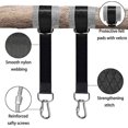 thumbnail image 5 of Kit de correas para colgar columpios de árboles, correas para columpios para exteriores de 5 pies, 2 mosquetones con cerradura de alta resistencia, 2 protectores para árboles, 2 co, 5 of 5