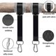 thumbnail image 5 of Kit de correas para colgar columpios de árboles, correas para columpios para exteriores de 5 pies, 2 mosquetones con cerradura de alta resistencia, 2 protectores para árboles, 2 co, 5 of 5