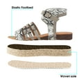 thumbnail image 4 of Women's Platform Sandals Wedge Sandal with Casual Open Toe Buckle Ankle Strap Summer Sandals for Women, 4 of 6