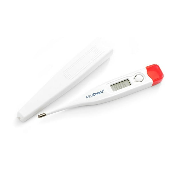 Digital Rectal Thermometer, CelsiusScale, 3560 Second Read Time, Red