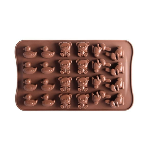 Powodzenia Silicone molds, chocolate molds, food-grade non-stick silicone baking, butter molds with different shapes.