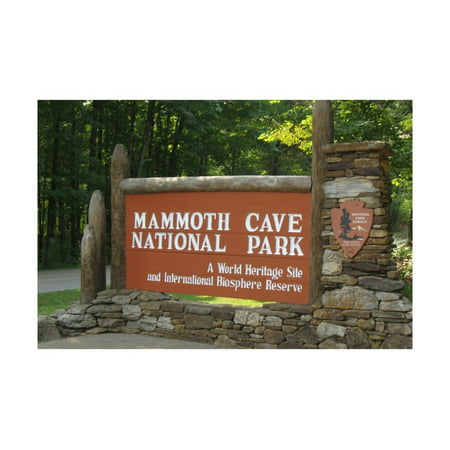 Mammoth Cave, Kentucky - Entrance Print Wall Art By Lantern