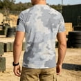 thumbnail image 4 of Homeyce Short Sleeve Camo Shirts for Men Camouflage Graphic Shirts Lightweight Soft Crew Neck Tee Tops Tee Shirts,Gray L, 4 of 5