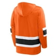 thumbnail image 3 of Men's Fanatics Orange Anaheim Ducks Prime Time Fleece Hoodie, 3 of 4