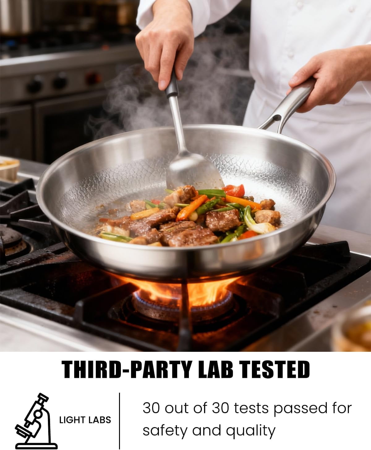 Titanium Pans for Cooking, Non Stick Frying Pan with Lid,  Dishwasher Safe Oven Safe Cookware for All Stovetops