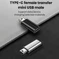 thumbnail image 3 of TONAIN Type-C Male to Mini USB 2.0 Female Charge Data Sync Adapters FASTHOT, 3 of 8