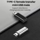 thumbnail image 3 of Adaptadores USB C tipo C hembra a mini USB 2.0 macho para carga y sincronización de datos NUEVOS, 3 of 6