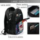 thumbnail image 4 of Fotbe Dead Day Party Mochila con Estampado y Puerto USB para Hombre y Mujer, Mochila Antirrobo, Mochila de Viaje, Mochila Escolar, Mochila Universitaria, 4 of 7