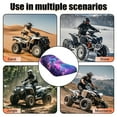 thumbnail image 5 of Uorisanigo Purple Butterfly ATV Seat Cover Waterproof Polyester Material, Anti-Slip Four Wheeler Seat Cushion Cover Compatible with 2014-2020 Polaris Sportsman 400 500 850 1000, 5 of 7