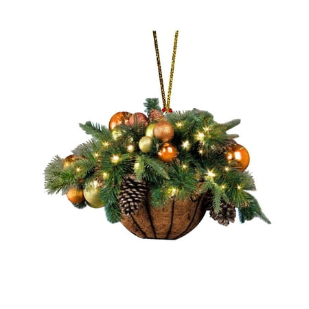 

Christmas Hanging Flower Wire Garland Christmas Winter Decorative Garland Winter Christmas Hanging Snowflake Decorations Winter Candle Rings for Chandelier Window Wreath with Cotton