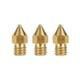 thumbnail image 3 of Injueey 10 Uds. Cabezales de boquilla de latón para impresora 3D MK8 extrusor cabezales de impresión reemplazo para CR 10 Impresoras 3D oro 1.75 mm/0.4 mm, 3 of 6