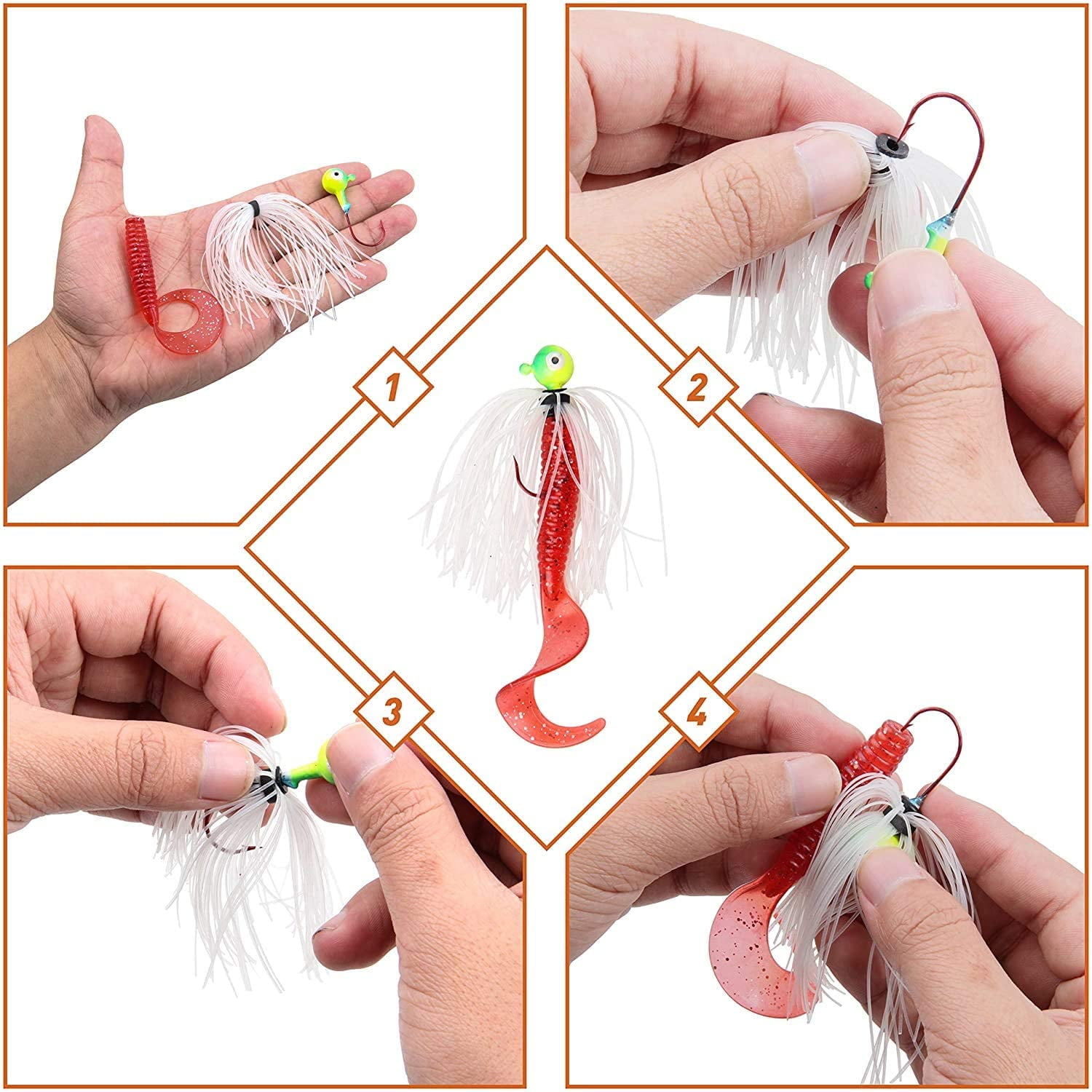 Kit De Jupes En Silicone Pour Spinnerbait – 30 Lots De Couleurs Vives Pour Attirer Plus De Poissons !