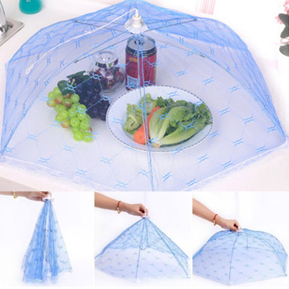 6 Pack Large Pop-Up Mesh Food Cover Tent,17 Inches Food Protector Covers Re W6A3 